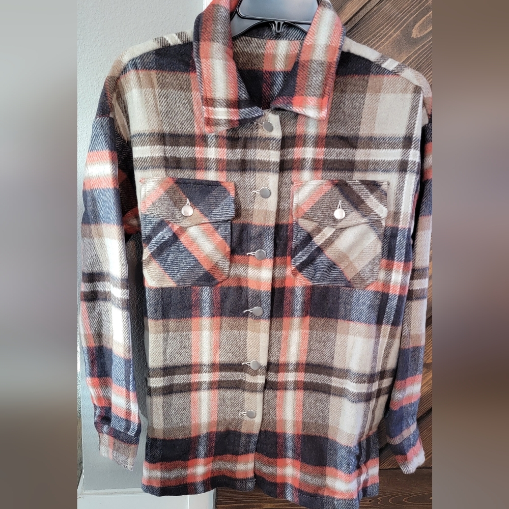 Plaid Shacket Size Small